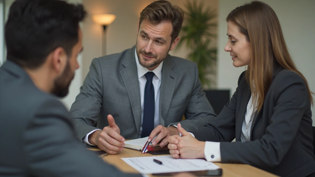 Profesionálna asistentka pracuje s klientom pri tabuľke s jazykovými certifikáciami